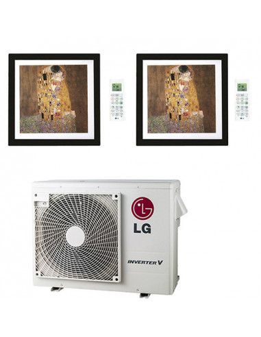 Climatizzatore Condizionatore LG Artcool Gallery R32 Dual Split Inverter 12000 + 12000 BTU con U.E. MU3R19 NOVITÁ Classe A+++...