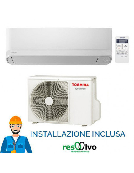 Climatizzatore Condizionatore Toshiba Seiya R32 10000 BTU RAS-10J2AVG-E INVERTER NOVITÁ classe A++/A+ Inclusa installazione e...