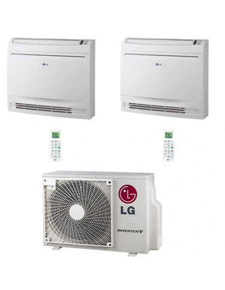 Climatizzatore Condizionatore LG Console R32 Dual Split Standard Inverter 12000 + 18000 BTU con U.E. MU3R19 NOVITÁ Classe A++...