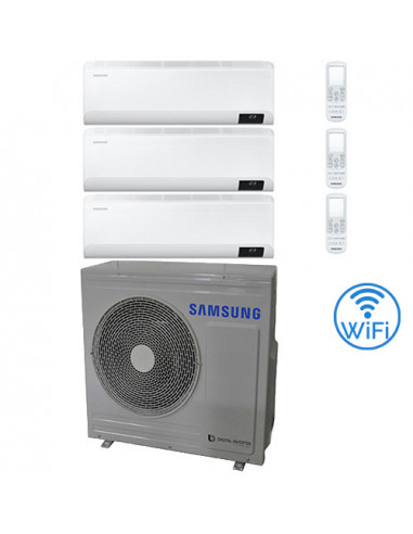 Climatizzatore Condizionatore Samsung CEBU R32 Wifi Trial Split Inverter 9000 + 9000 + 9000 BTU con U.E. AJ068TXJ3KG/EU NOVIT...