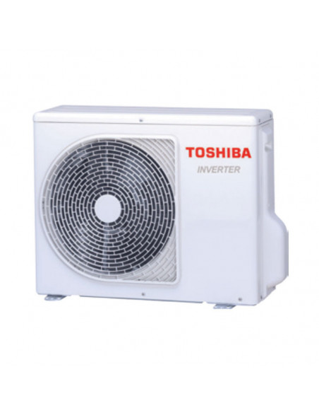 Climatizzatore Condizionatore Toshiba Serie Haori Wifi R32 Bianco con tessuti Grigio scuro / Grigio chiaro Dual Split Inverte...