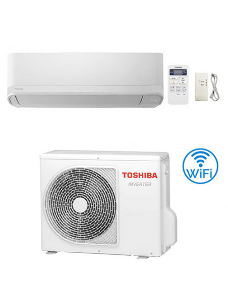 Climatizzatore Condizionatore Toshiba Seiya Wifi R32 18000 BTU RAS-18J2KVG-E INVERTER NOVITÁ classe A++/A+ con cessione del c...