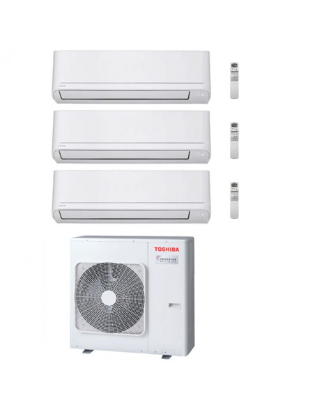 Climatizzatore Condizionatore Toshiba Serie New Seiya R32 WiFi Opzionale* Trial Split Inverter 7000 + 10000 + 13000 (7000 + 9...