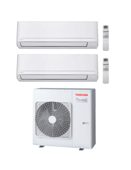 Climatizzatore Condizionatore Toshiba Serie New Seiya R32 WiFi Opzionale* Dual Split Inverter 13000 + 16000 (12000 + 15000) B...