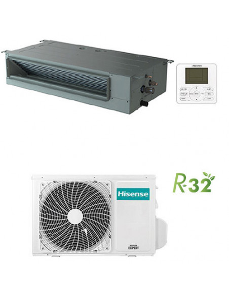 Climatizzatore Condizionatore Hisense Canalizzabile R32 12000 Btu A 3500