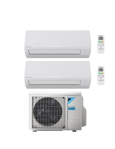 Climatizzatore GARANZIA ITALIA Daikin SENSIRA Wifi opzionale Dual Split 9000 + 9000 BTU con U.E. 2MXF40A Classe A++/A+ - Clim...