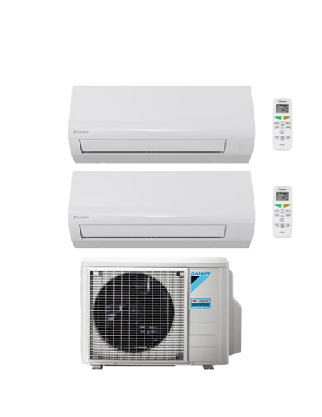 Climatizzatore GARANZIA ITALIA Daikin SENSIRA Wifi opzionale Dual Split 9000 + 9000 BTU con U.E. 2MXF40A Classe A++/A+ - Clim...