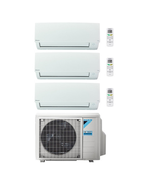 Climatizzatore GARANZIA ITALIA Daikin SIESTA *Wifi Opzionale Trial Split 9000 + 9000 + 12000 BTU con U.E. 3AMXF52A Classe A++...