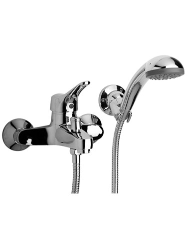 Miscelatore Piralla per vasca esterno serie Ariel con Duplex 0RE00002A21 cromato - Climaway