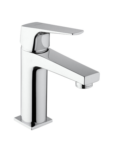 Set Rubinetti Piralla per lavabo e bidet con scarico automatico serie Iceberg cromato - Climaway