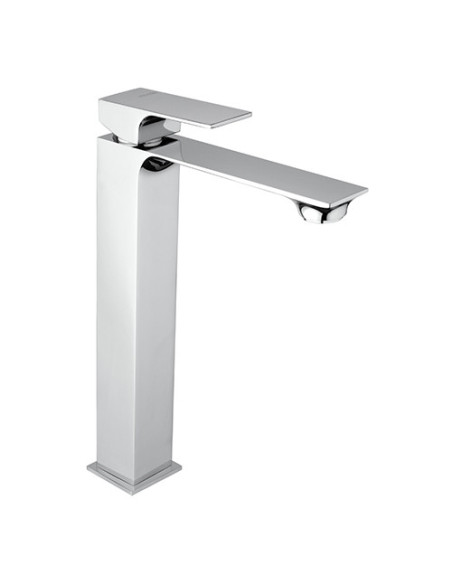 Rubinetto Miscelatore monoforo per lavabo alto serie Artic Piralla con scarico automatico 0AC00488A22 cromato - Climaway