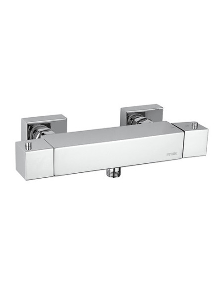 Set Rubinetti Piralla per lavabo e bidet con scarico automatico e doccia esterno serie Artic cromato - Climaway