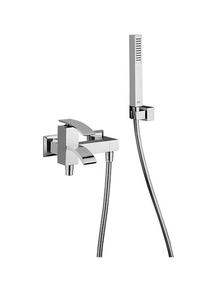 Set Rubinetti Jacuzzi per lavabo e bidet senza scarico e vasca serie Glint cromato - Climaway