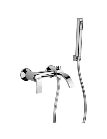 Set Rubinetti Jacuzzi per lavabo e bidet senza scarico e vasca serie Ray cromato - Climaway