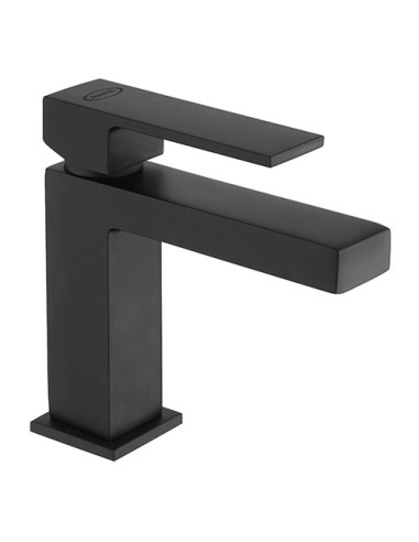 Rubinetto Miscelatore monoforo per lavabo serie Twinkle YO Jacuzzi senza scarico 0TWYO086JA00 nero opaco - Climaway