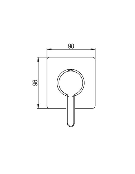 Miscelatore Jacuzzi incasso per doccia 1 via serie Sunset 0SU00410JA01 cromato - Climaway