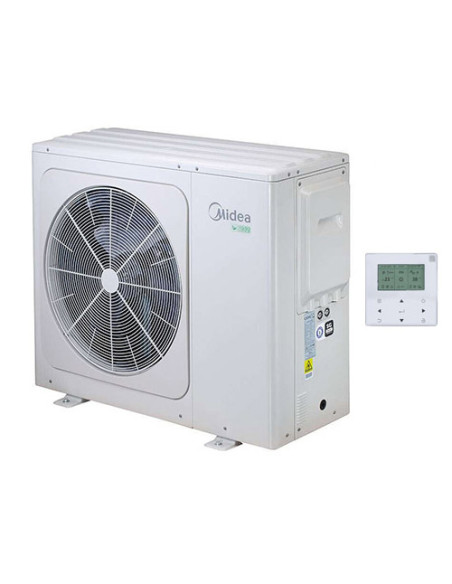 Pompa di calore monoblocco 12 KW Aria-Acqua R32 Midea Power Series monofase - MHC-V12WD2N8-C per riscaldamento/raffrescamento...