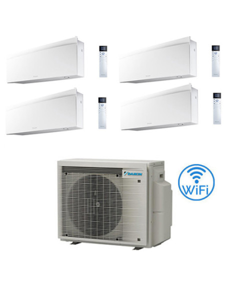 Climatizzatore GARANZIA ITALIA Daikin EMURA Quadri Split Inverter 9000 + 9000 + 9000 + 9000 BTU con U.E. 4MXM68A9 Classe A+++...