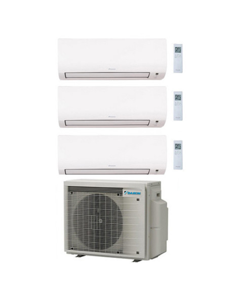 Climatizzatore GARANZIA ITALIA Daikin Comfora WIFI INCLUSO Trial Split Inverter 9000 + 9000 + 12000 BTU con U.E. 3MXM52A9 Cla...