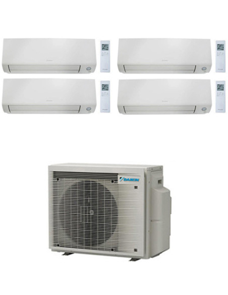 Climatizzatore GARANZIA ITALIA Daikin Perfera All Seasons Wifi Quadri Split Inverter 7000 + 7000 + 7000 + 7000 BTU con U.E. 4...