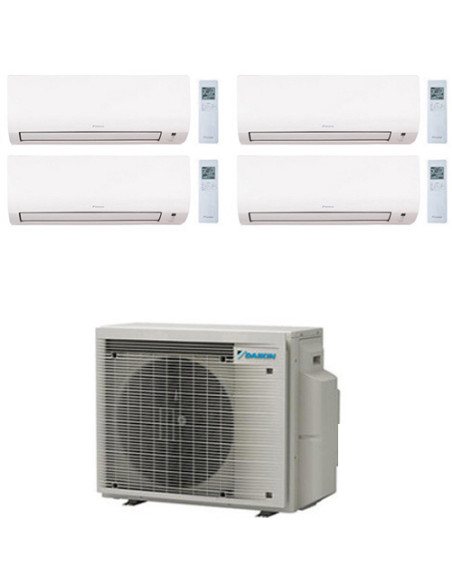 Climatizzatore GARANZIA ITALIA Daikin Comfora WIFI INCLUSO Quadri Split Inverter 9000 + 9000 + 9000 + 9000 BTU con U.E. 4MXM6...