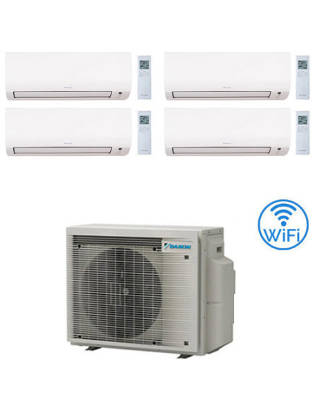 Climatizzatore GARANZIA ITALIA Daikin Comfora WIFI INCLUSO Quadri Split Inverter 9000 + 9000 + 9000 + 9000 BTU con U.E. 4MXM6...