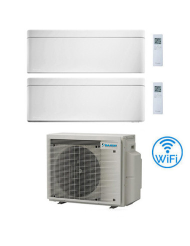 Climatizzatore GARANZIA ITALIA Daikin Stylish Bianco WiFi Dual Split Inverter 9000 + 9000 BTU con U.E. 2MXM40A9 Classe A+++/A...