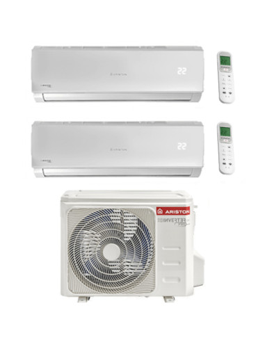 Climatizzatore Condizionatore Ariston Alys Dual Split 9000 + 9000 BTU con U.E. C 50XD0-O R-32 INVERTER *WIFI Opzionale classe...