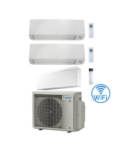 Climatizzatore GARANZIA ITALIA Daikin Perfera All Seasons + Emura Wifi Trial Split Inverter 9000 + 9000 + 12000 BTU con U.E. ...