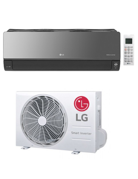 Climatizzatore Condizionatore Inverter LG Artcool Mirror UVnano R32 Wifi 18000 BTU AC18BK NSK Classe A++/A+ - Climaway