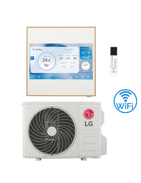 Climatizzatore Condizionatore LG Artcool Gallery LCD Wifi 12000 BTU A12GA2 INVERTER NOVITÁ 2024 classe A++/A+ - Climaway