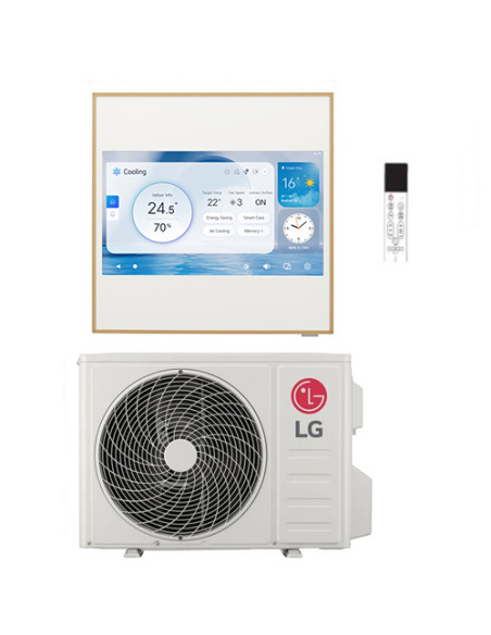 Climatizzatore Condizionatore LG Artcool Gallery LCD Wifi 12000 BTU A12GA2 INVERTER NOVITÁ 2024 classe A++/A+ - Climaway