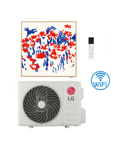 Climatizzatore Condizionatore LG Artcool Gallery PHOTO Wifi 9000 BTU A09GA1 INVERTER NOVITÁ 2024 classe A++/A+ - Climaway