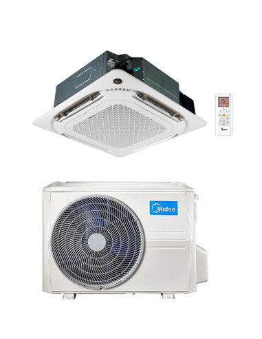 Climatizzatore Condizionatore Midea Cassetta 4 vie Slim R32 24000 BTU MCD1-24HRFNX(GA) INVERTER Classe A++/A+ - Climaway