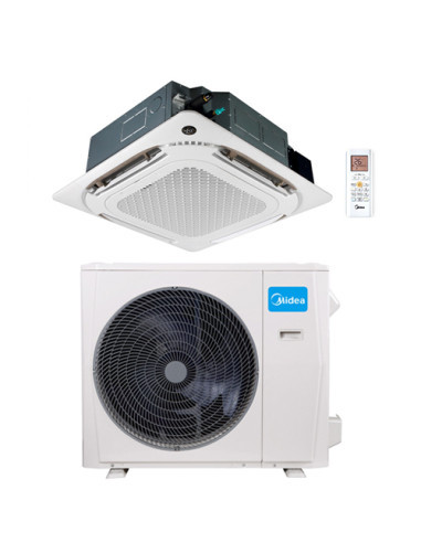 Climatizzatore Condizionatore Midea Cassetta 4 vie Slim R32 Trifase 36000 BTU MCD1-36HRFNX(GA) INVERTER Classe A++/A+ - Climaway