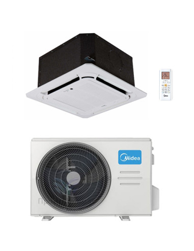 Climatizzatore Condizionatore Midea Cassetta 4 vie Compatta R32 9000 BTU MCA3-09HRFNX(GA) INVERTER Classe A++/A+ - Climaway