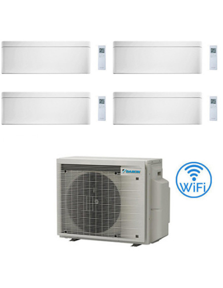 Climatizzatore GARANZIA ITALIA Daikin Stylish Bianco WiFi Quadri Split Inverter 7000 + 7000 + 7000 + 7000 BTU con U.E. 4MXM68...