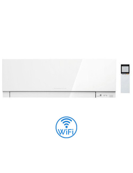 Climatizzatore Condizionatore Mitsubishi Kirigamine Zen Bianco + MSZ-AY Wifi R32 Trial Split Inverter 9000 + 12000 + 12000 BT...