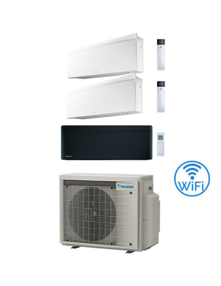 Climatizzatore GARANZIA ITALIA Daikin EMURA più Stylish Trial Split Inverter 7000 + 9000 + 12000 BTU con U.E. 3MXM52A9 Classe...