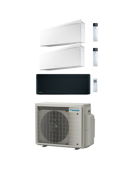 Climatizzatore GARANZIA ITALIA Daikin EMURA più Stylish Trial Split Inverter 7000 + 9000 + 12000 BTU con U.E. 3MXM52A9 Classe...