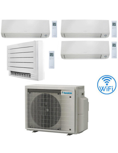 Climatizzatore GARANZIA ITALIA Daikin Perfera All Seasons + Console Pavimento Wifi Quadri Split Inverter 7000 + 9000 + 12000 ...