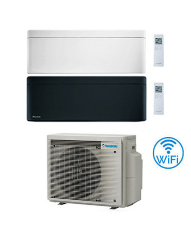 Climatizzatore GARANZIA ITALIA Daikin Stylish Bianco WiFi Dual Split Inverter 9000 + 9000 BTU con U.E. 2MXM40A9 Classe A+++/A...