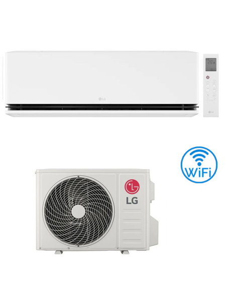 Climatizzatore Condizionatore LG Dualcool Deluxe R32 9000 BTU H09S1D NS1 INVERTER NOVITÁ 2024 classe A+++/A++ - Climaway