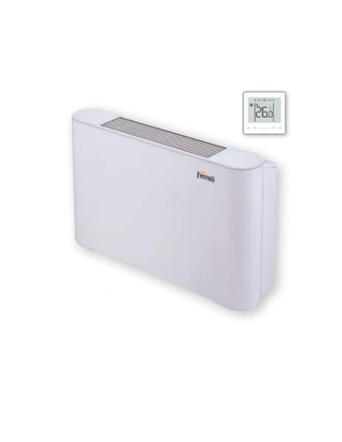 Ventilconvettore a pavimento/soffitto da arredo Ferroli Fan Coil JOLLY TOP - 3 Velocità Bianco VM150 Pot. Frig. 1,65 Kw - Pot...