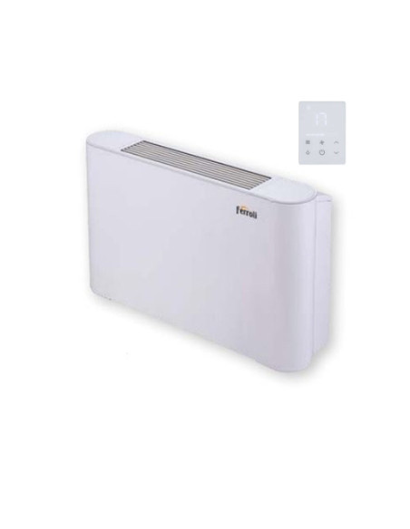 Ventilconvettore a pavimento/soffitto da arredo Ferroli Fan Coil JOLLY TOP - DC INVERTER Bianco VM250 Pot. Frig. 2,35 Kw - Po...