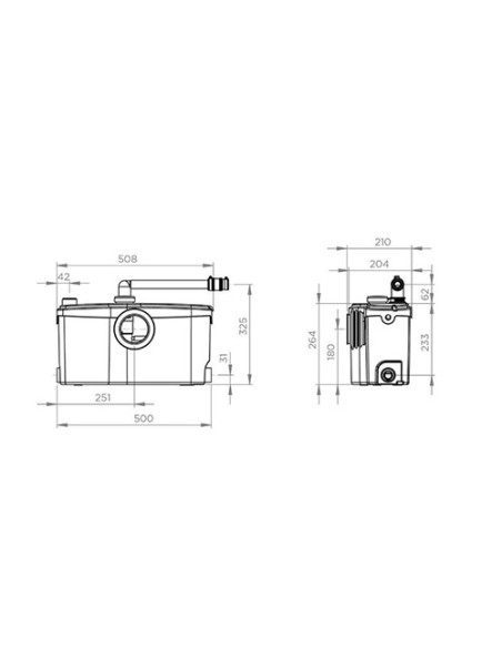 SFA SANIBEST PRO wc - doccia - lavabo - bidet - Climaway