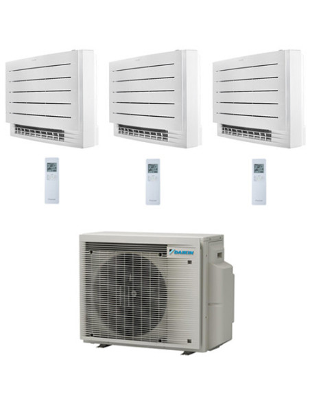 Climatizzatore GARANZIA ITALIA Daikin Serie FVXM-A Console Pavimento Perfera R32 Trial Split Inverter 9000 + 9000 + 12000 BTU...