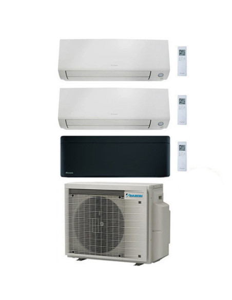 Climatizzatore GARANZIA ITALIA Daikin Perfera All Seasons + Stylish Black Wifi Trial Split Inverter 7000 + 9000 + 12000 BTU c...