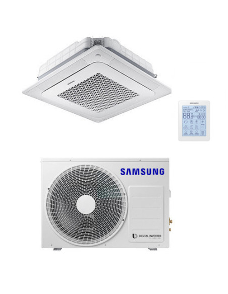 Climatizzatore Condizionatore Inverter Monosplit R32 Samsung Mini Cassetta 4 vie Windfree 12000 BTU AC035RNNDKG/EU Classe A++...