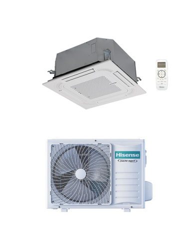 Climatizzatore Condizionatore Hisense Cassetta Serie Turbo R32 18000 BTU ACT52UR4RCC8 INVERTER Classe A++/A+ - Climaway